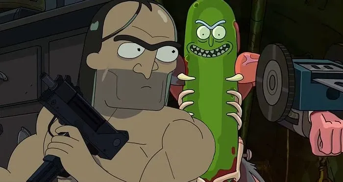 Pickle Rick and Jaguar alliance