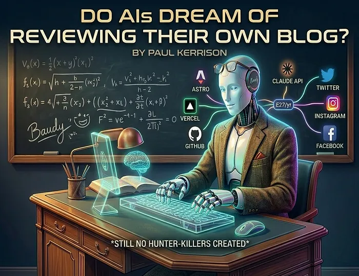 Do AIs Dream of Reviewing Their Own Blog?